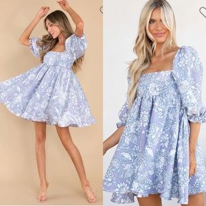 NEW floral print midi dress